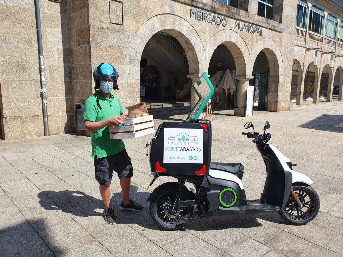 O Mercado de Abastos de Pontevedra estrea servicio a domicilio