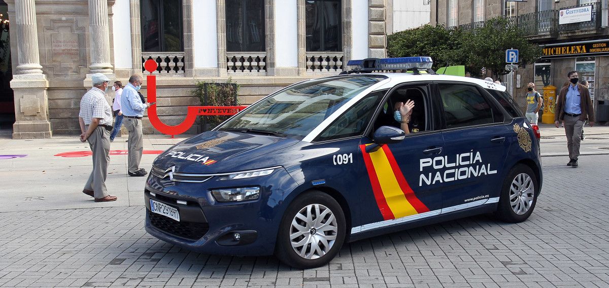 Patrulla da Policía Nacional de Pontevedra