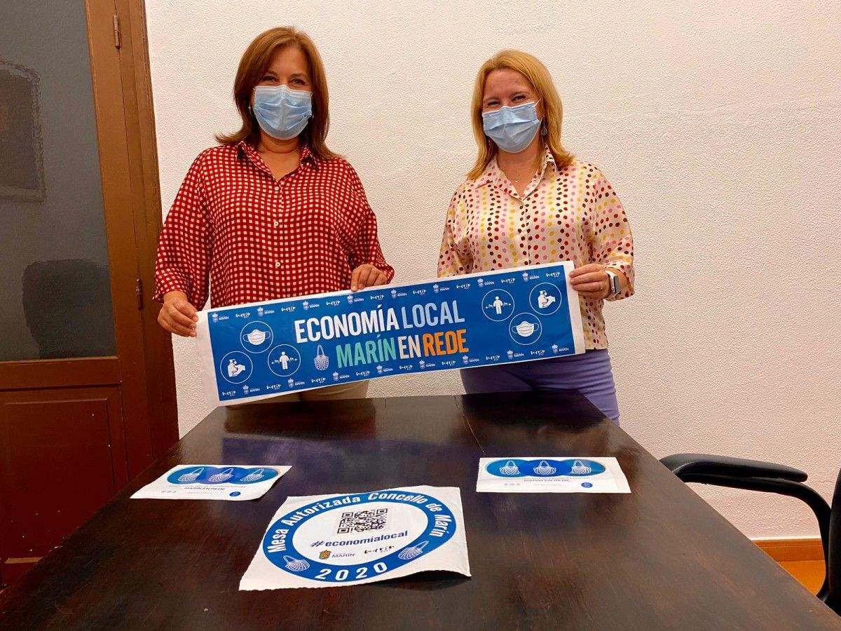 Beatriz Rodríguez e Cristina Acuña presentan o autocine de Marín