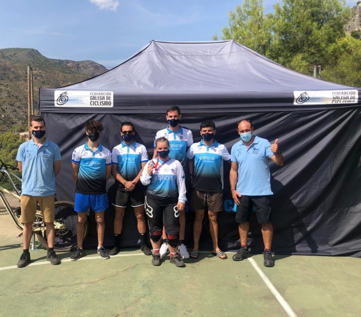 Representación de la Selección Gallega que compitió en el Campeonato de España DIH 2020 de Granada