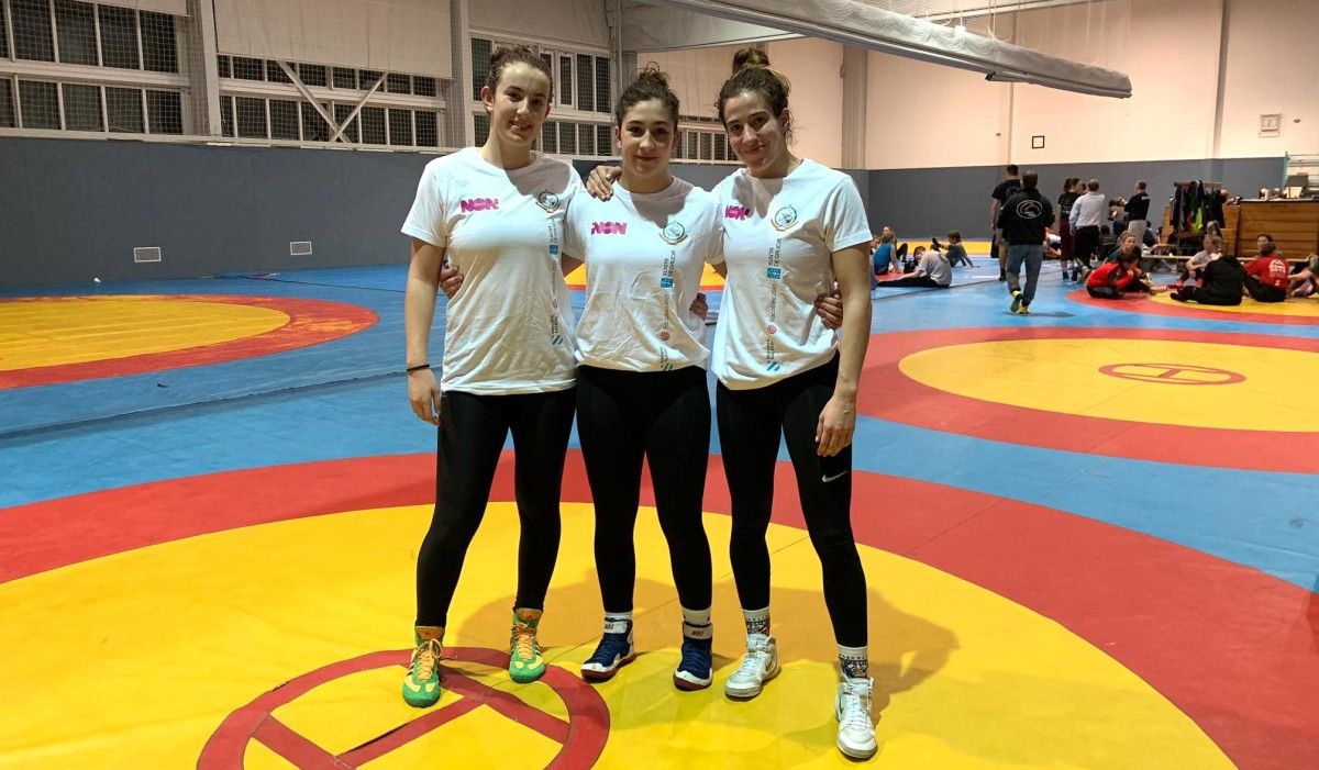 Nerea Iglesias, Nerea Pampín e Lydia Pérez Touriño