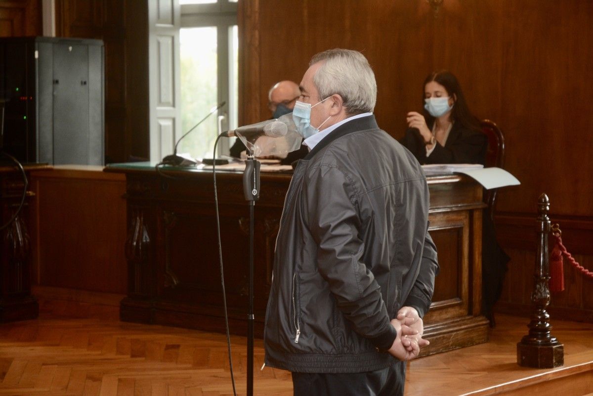 Javier Arca Casal declarando en la Audiencia