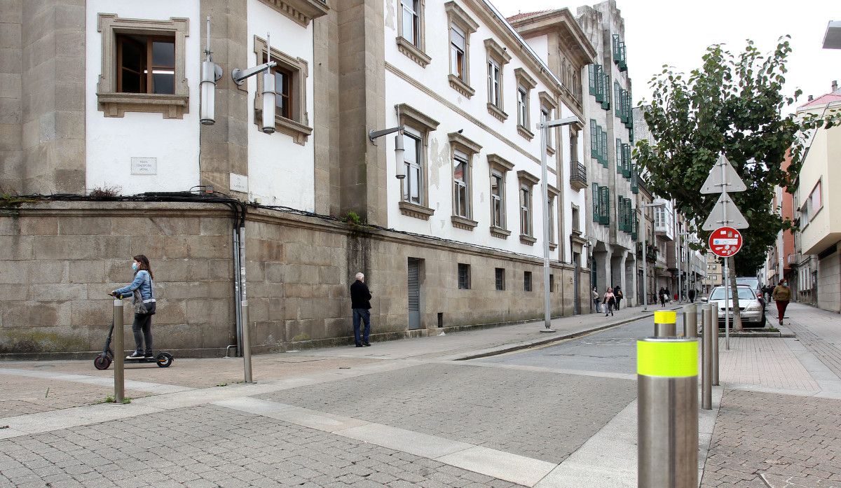 Rúa Alfonso XIII, que pechará ao tráfico