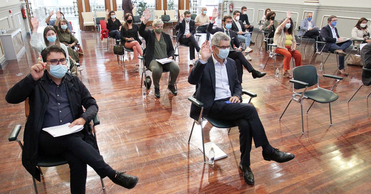 Pleno da Deputación de Pontevedra