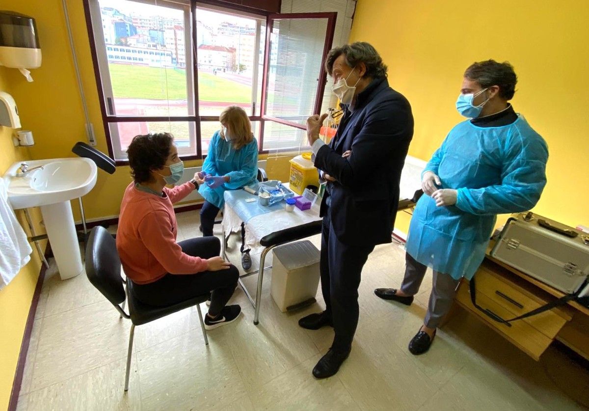 Visita de José Ramón Lete al CGTD en el inicio del curso escolar