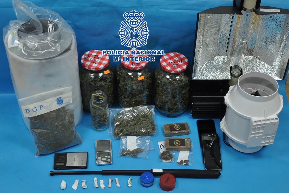 Material confiscado en la "Operación Millán"