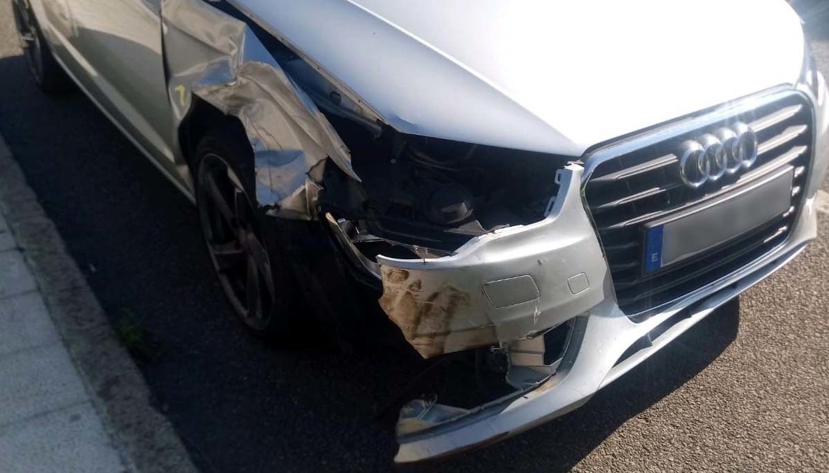Vehículo danado no accidente