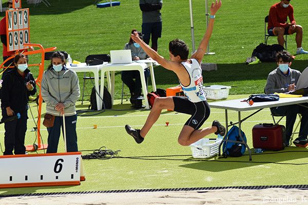 Raúl Cortizo, no Campionato de España Sub-20 de atletismo