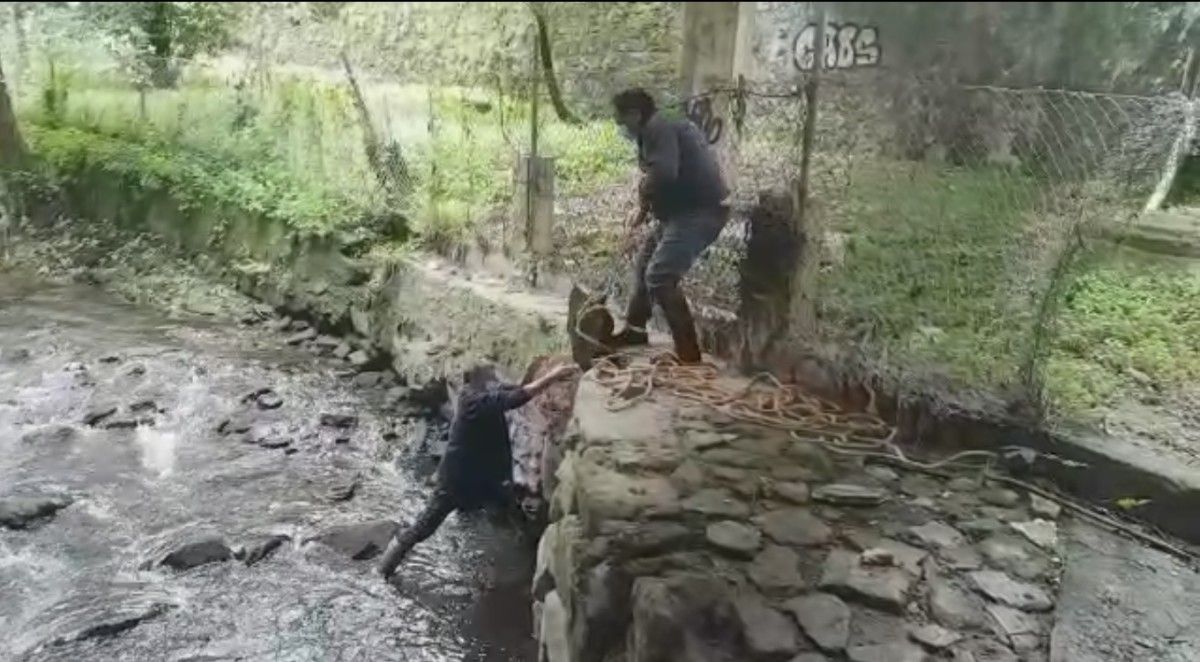 Vaipolorío atopa unha antiga moa dos muíños do Gafos