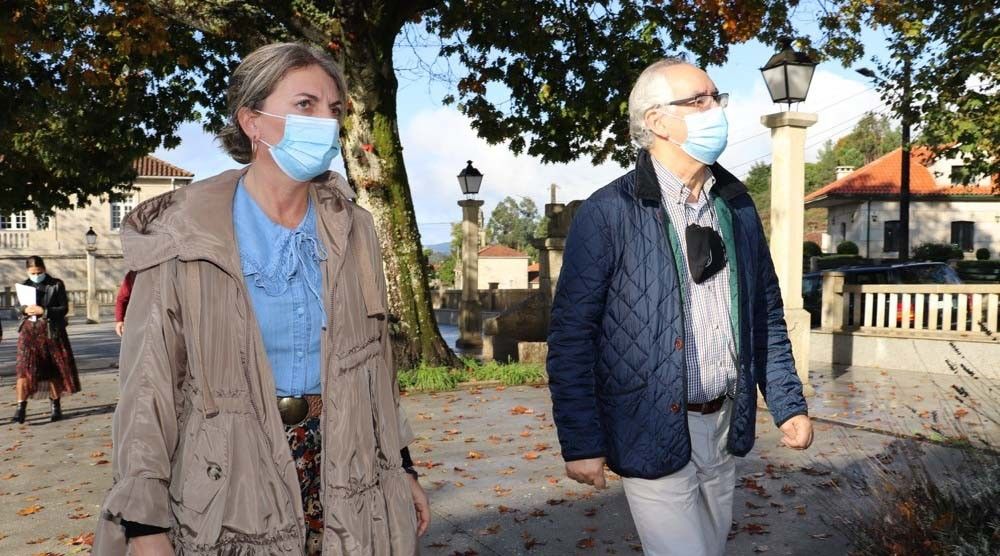 Visita institucional de Luisa Piñeiro al Concello de A Lama