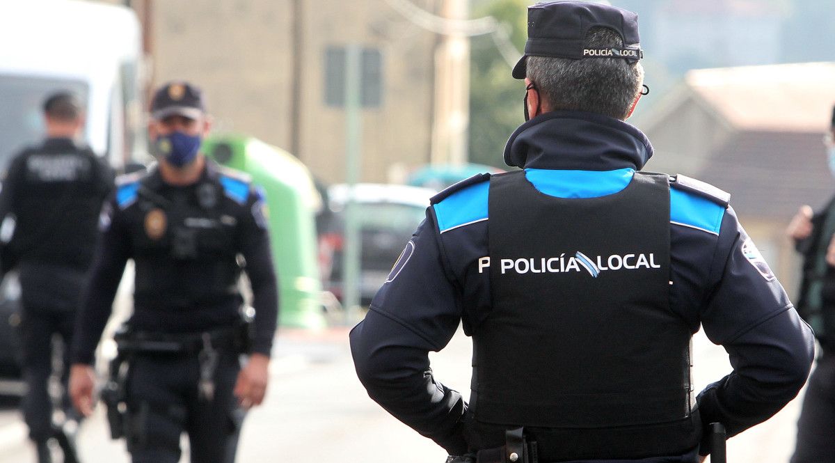 Agentes de la Policía Local de Poio