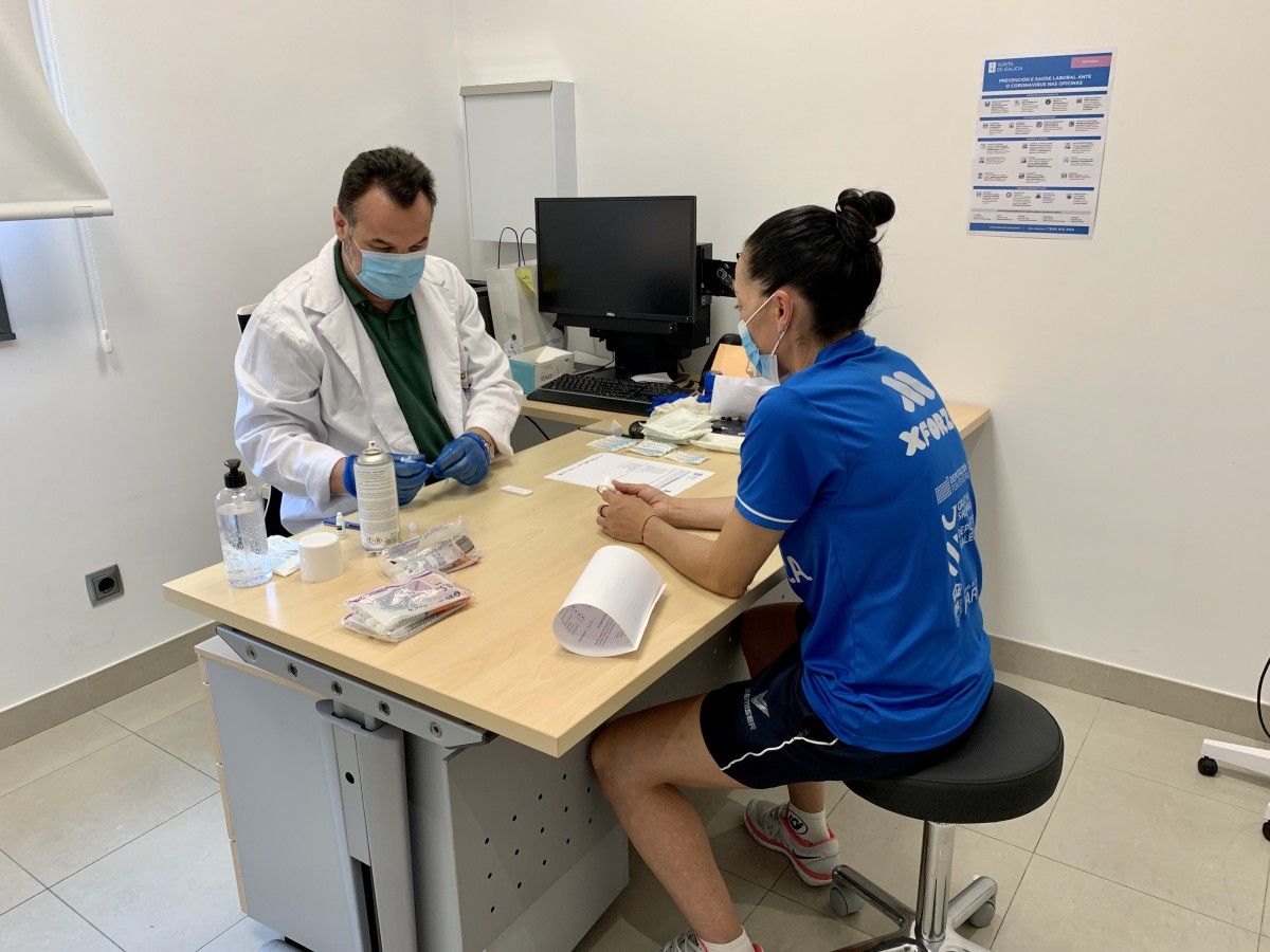 Test rápidos realizados a los clubs gallegos