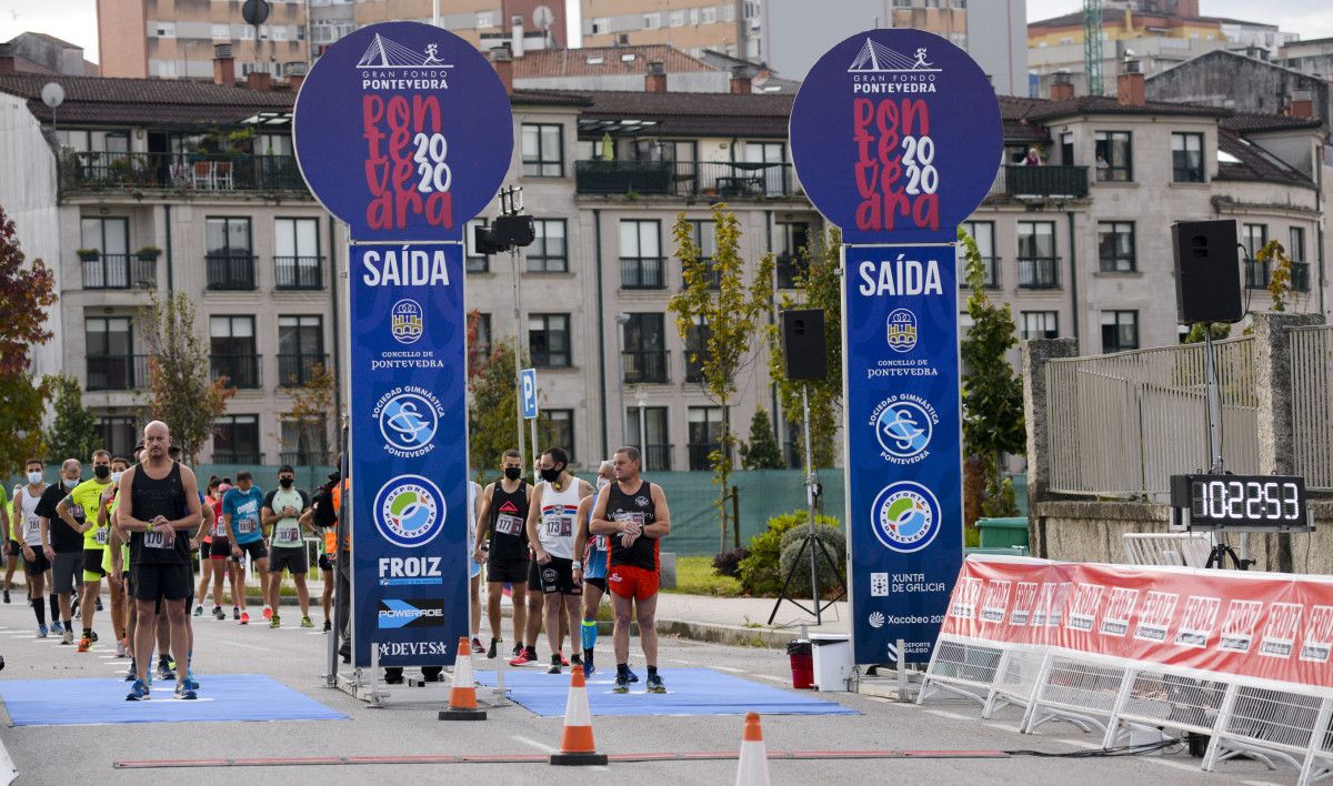Participantes en el XXV Medio Maratón de Pontevedra