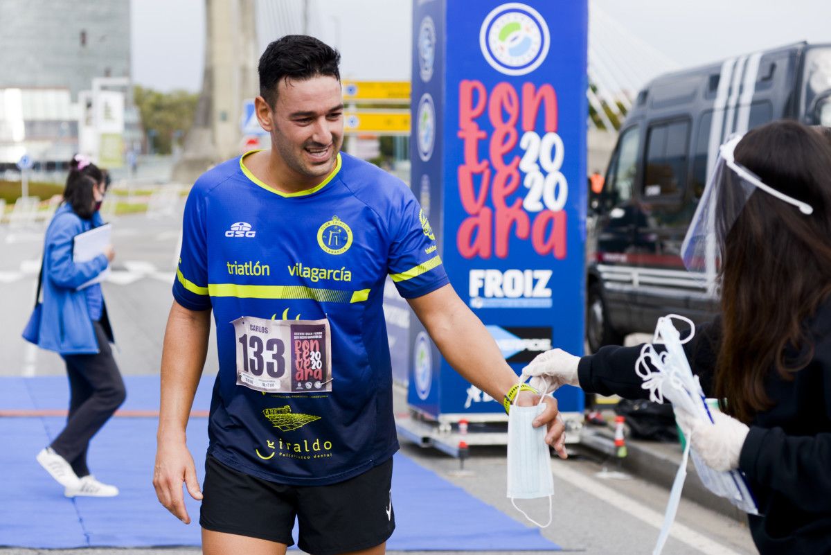 Participantes en el XXV Medio Maratón de Pontevedra
