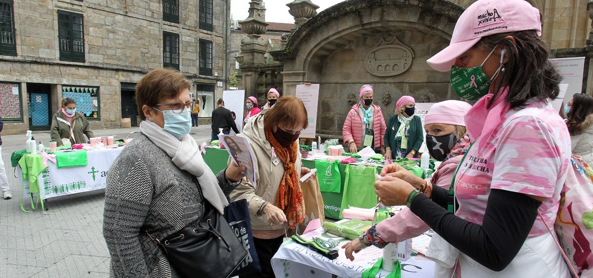 Pontevedra conmemora el día mundial contra el cáncer de mama