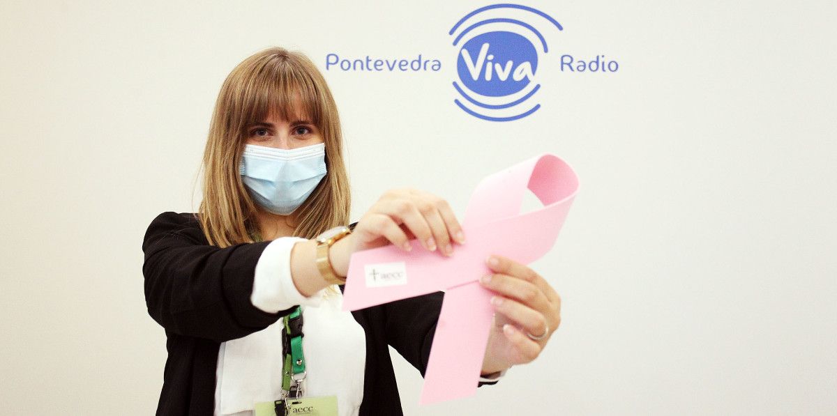 Carmen García Hijado, coordinadora de voluntariado y psicóloga de la AECC en Pontevedra