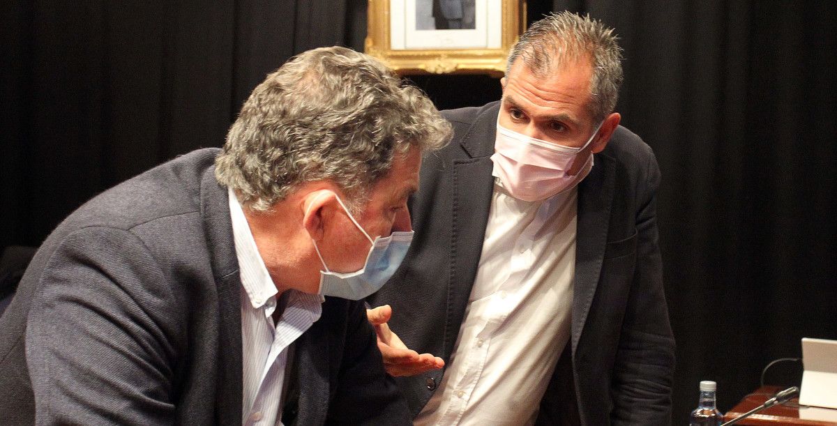 Miguel Anxo Fernández Lores e Rafa Domínguez