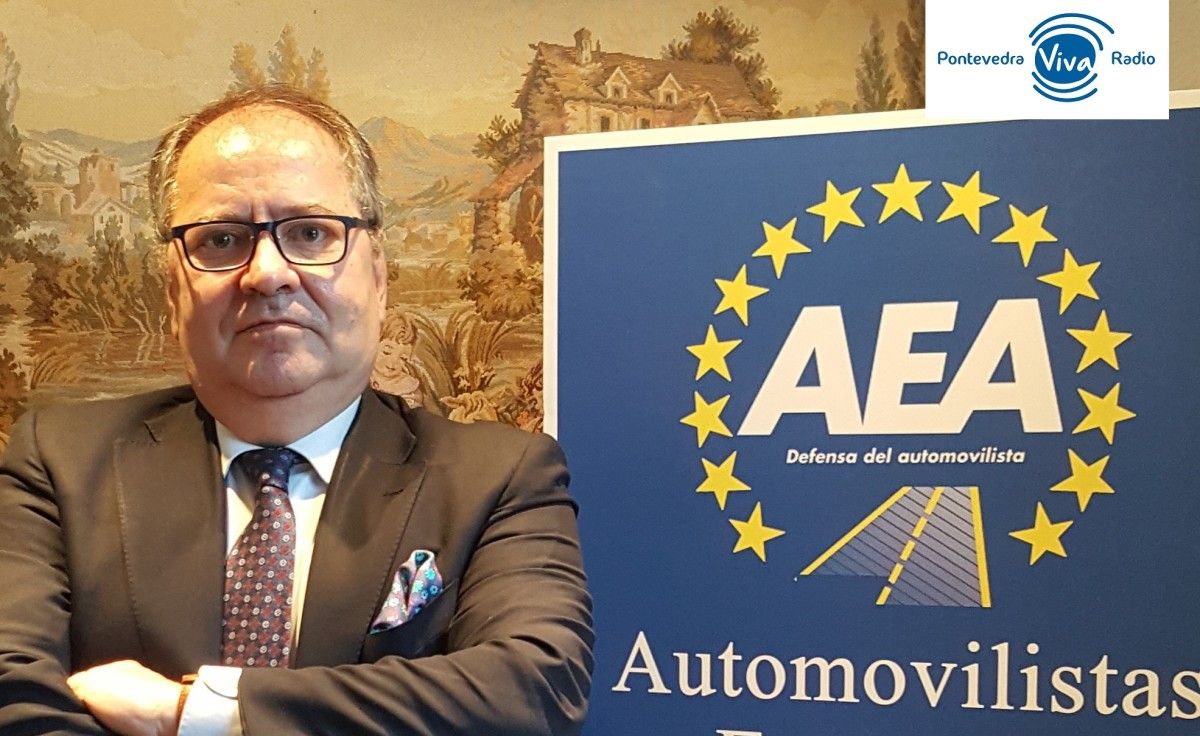 Mario Arnaldo, presidente de la Asociación de Automovilistas Europeos habla en PontevedraViva Radio