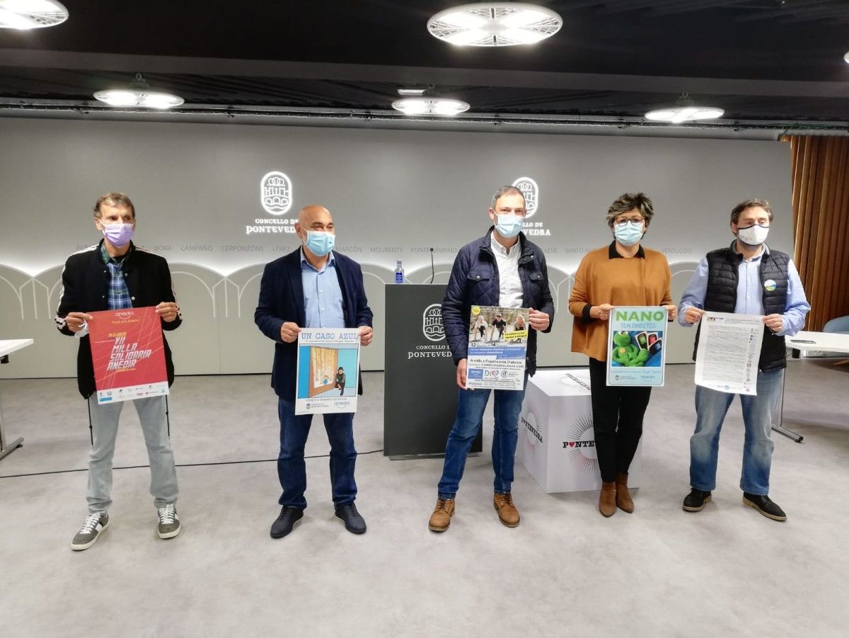 Presentación do programa do día mundial da diabetes no Concello de Pontevedra