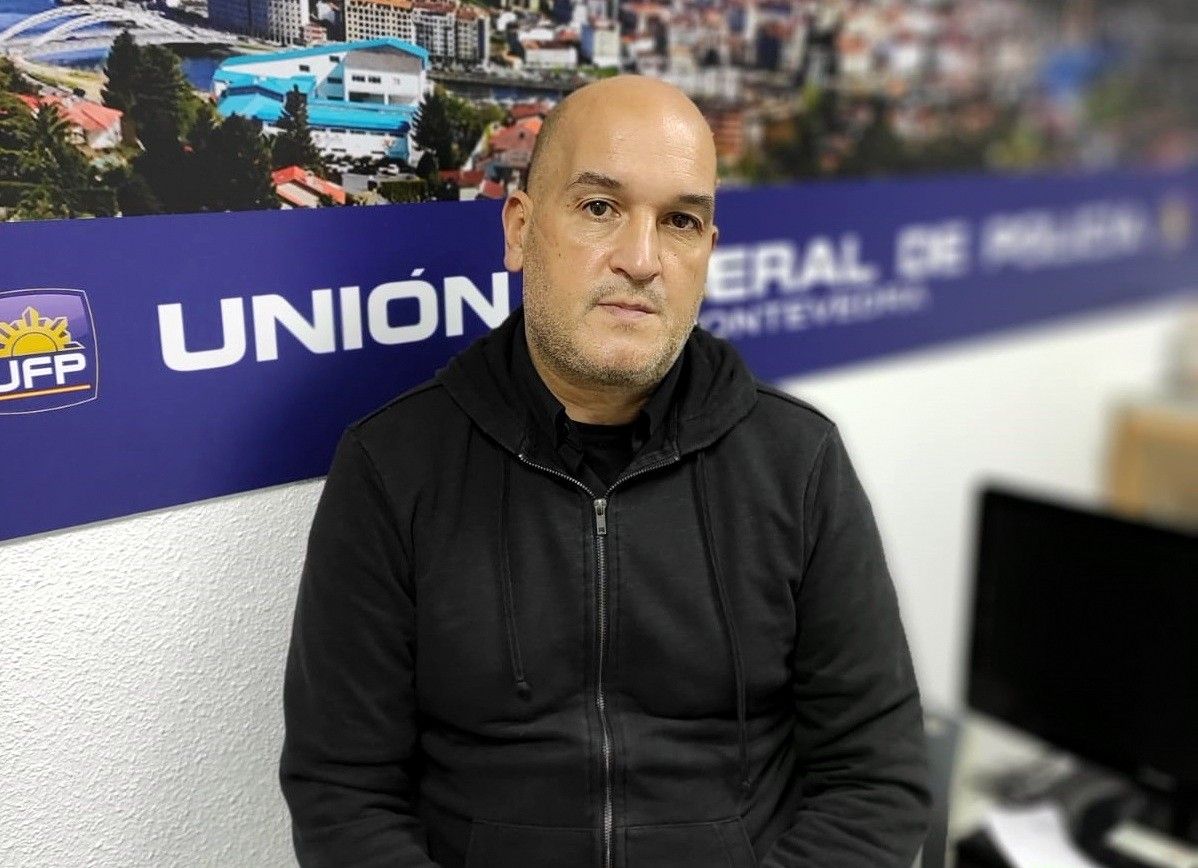 Carlos Rodríguez Losada, secretario provincial da Unión Federal de Policía (UFP)