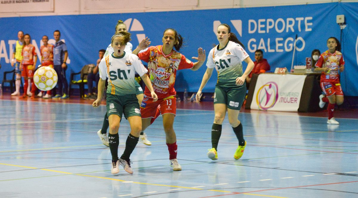 Partido entre Poio Pescamar e Roldán na Seca