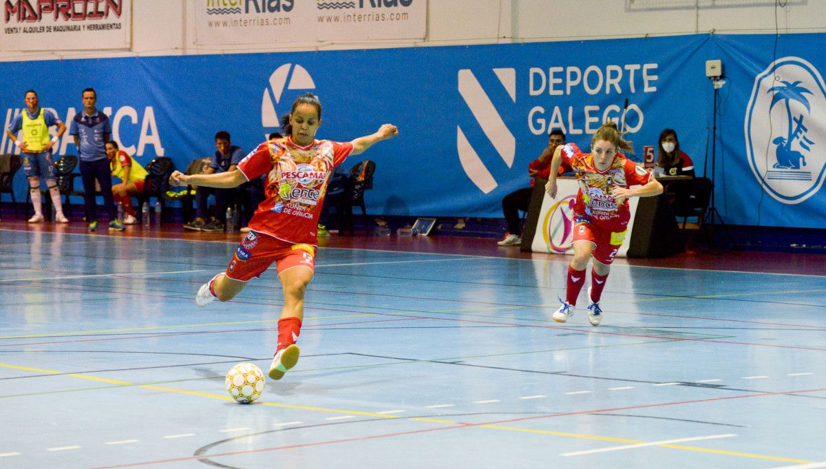 Partido entre Poio Pescamar e Roldán na Seca