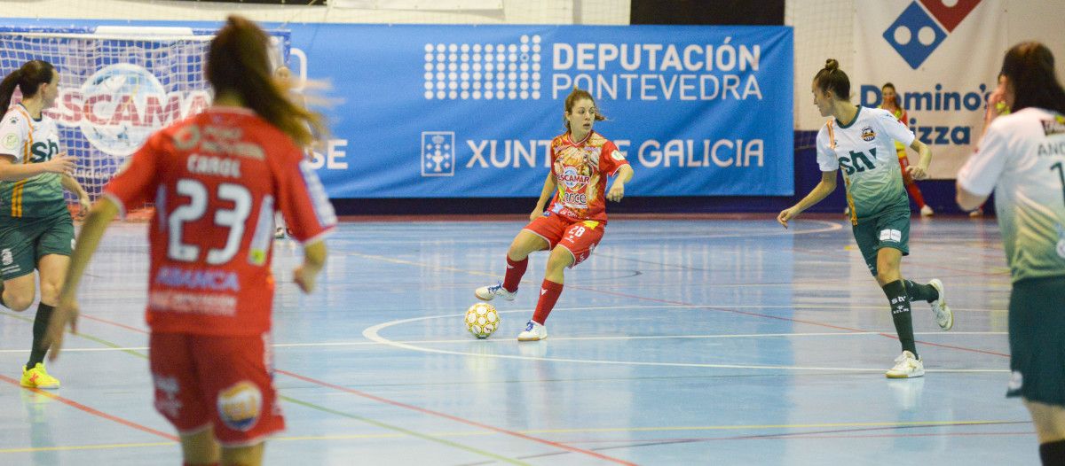 Partido entre Poio Pescamar e Roldán na Seca