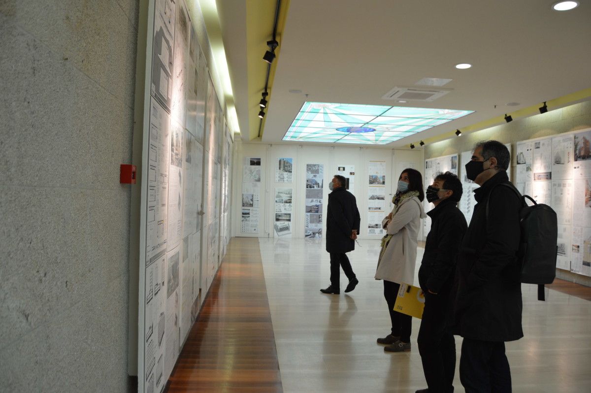 Exposición das propostas presentadas ao concurso de ideas do novo mercado de Sanxenxo