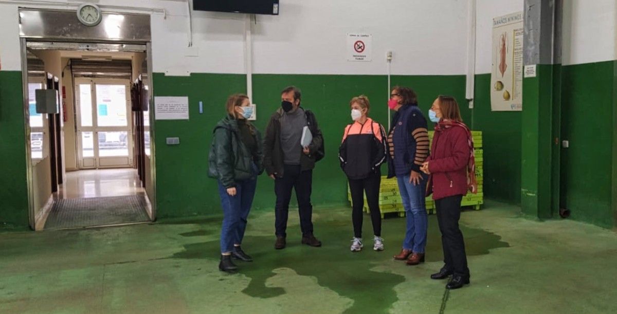 Os representantes do BNG na Lonxa de Campelo