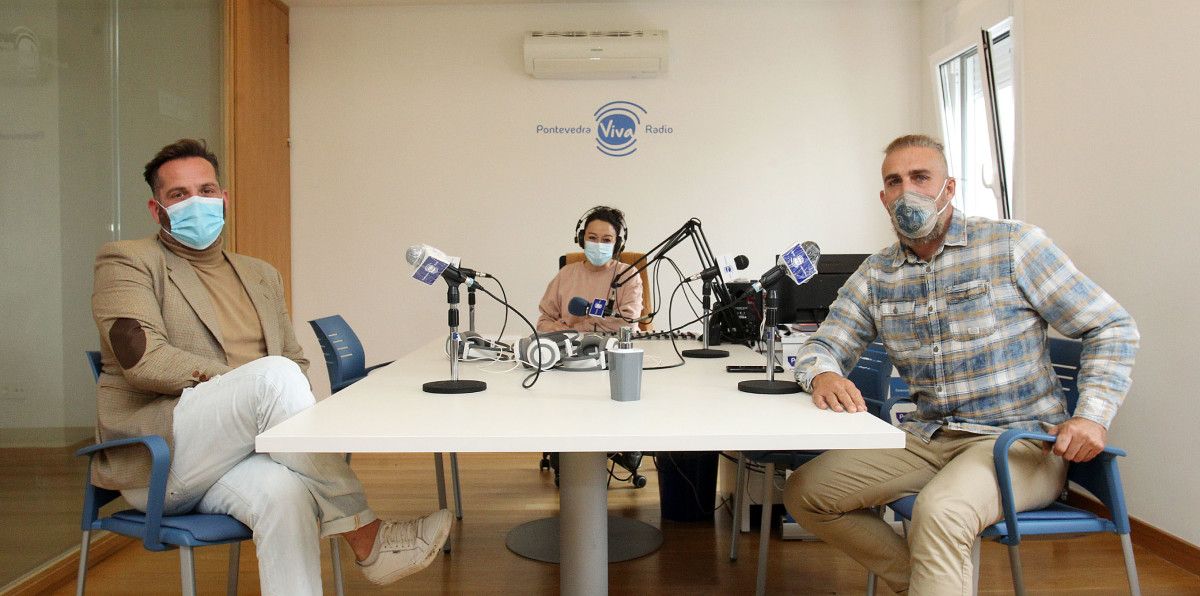 Miguel González e Marcos Redondo nas Conversas na Ferrería de PontevedraViva Radio