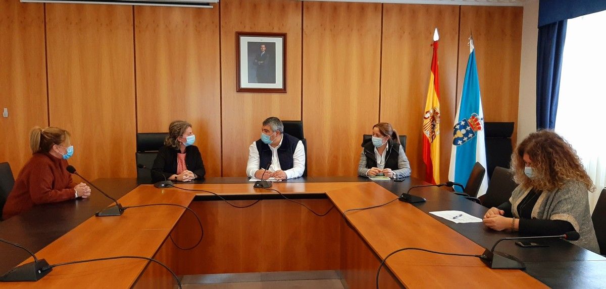 Visita institucional da delegada da Xunta ao Concello de Ribadumia