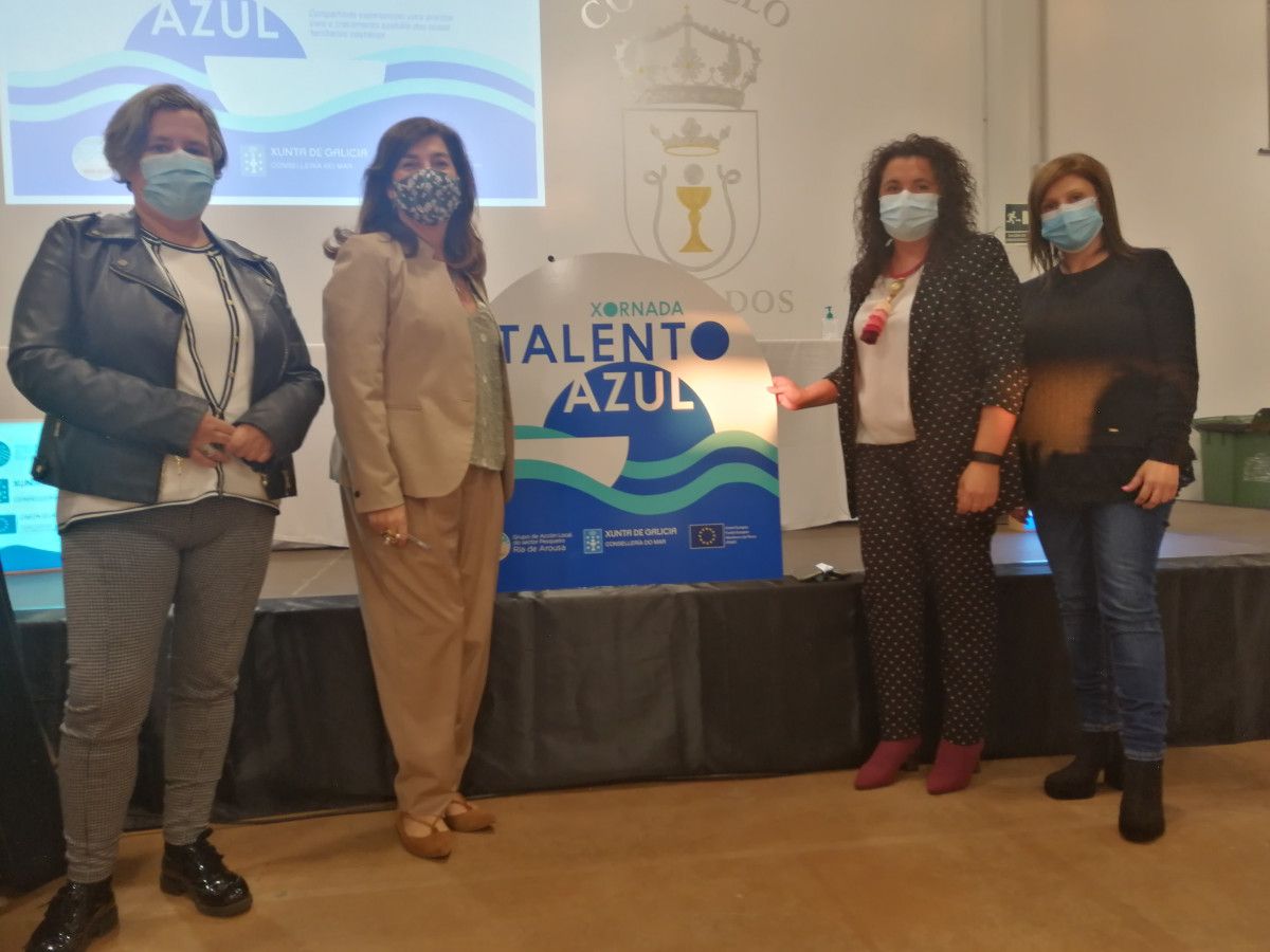 Rosa Carballo, Susana Rodríguez Carballo, María José Vales e Fátima Abal