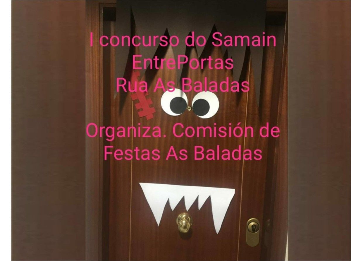 Cartel do I Concurso do Samaín entre Portas