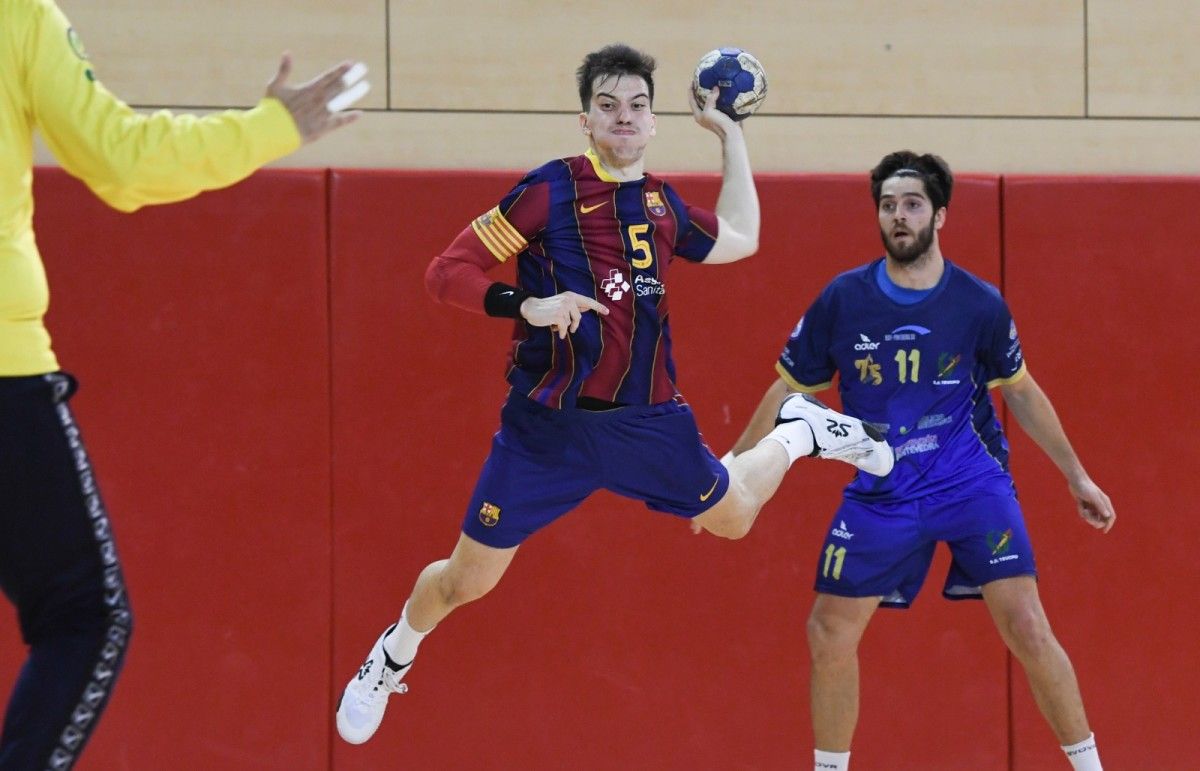 Partido entre o Barça B e a SD Teucro 