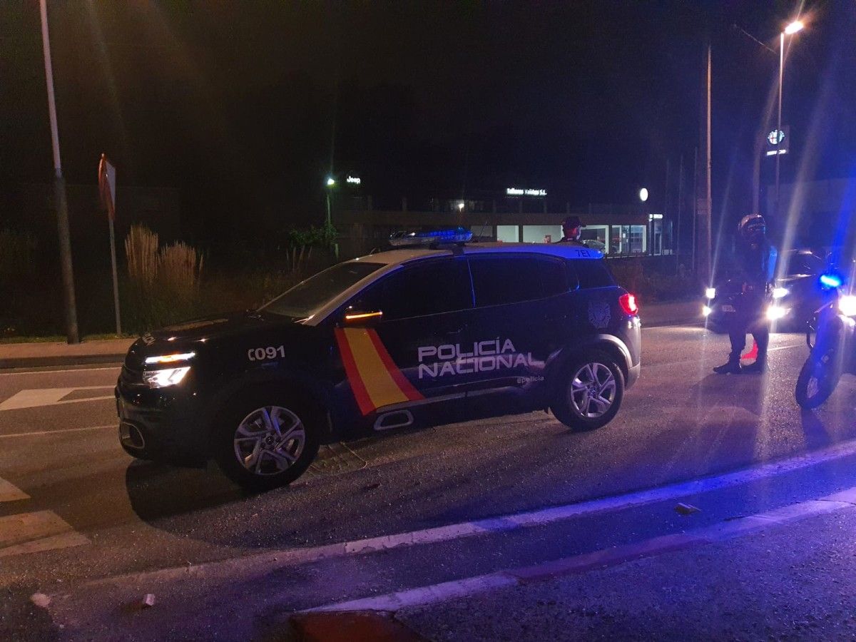 Control da Policía Nacional 