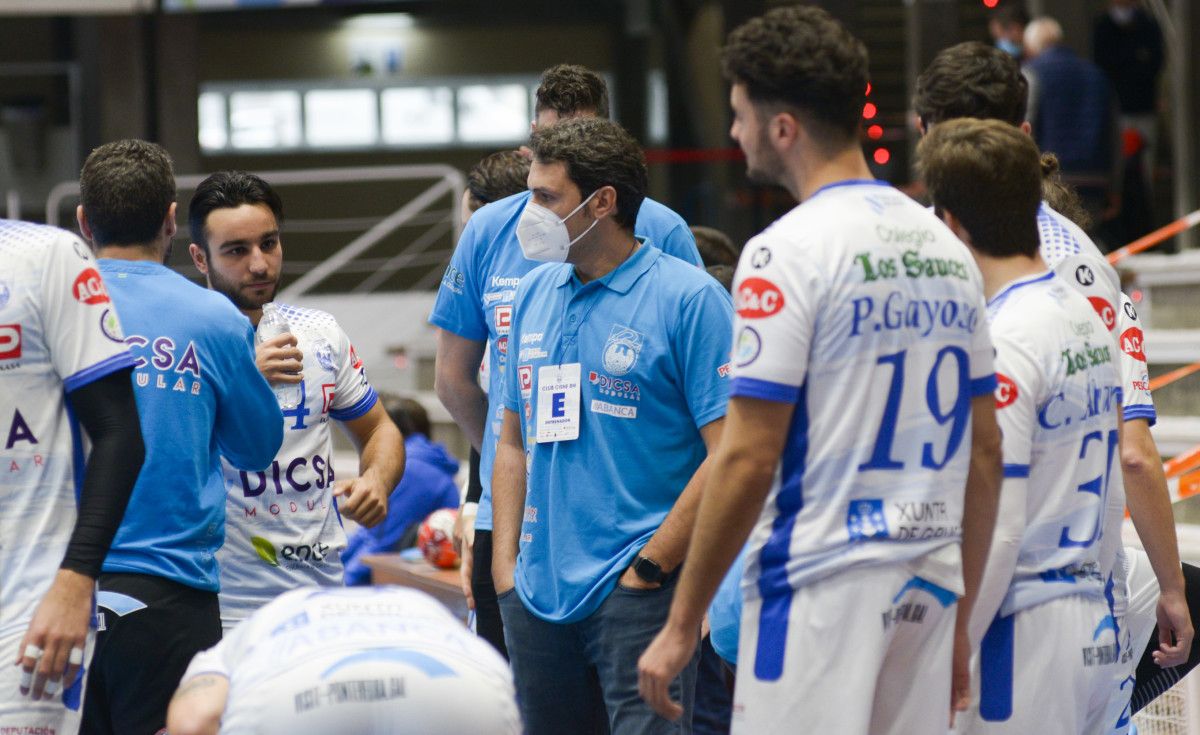 Partido da Liga Asobal entre Cisne e Barcelona no Municipal