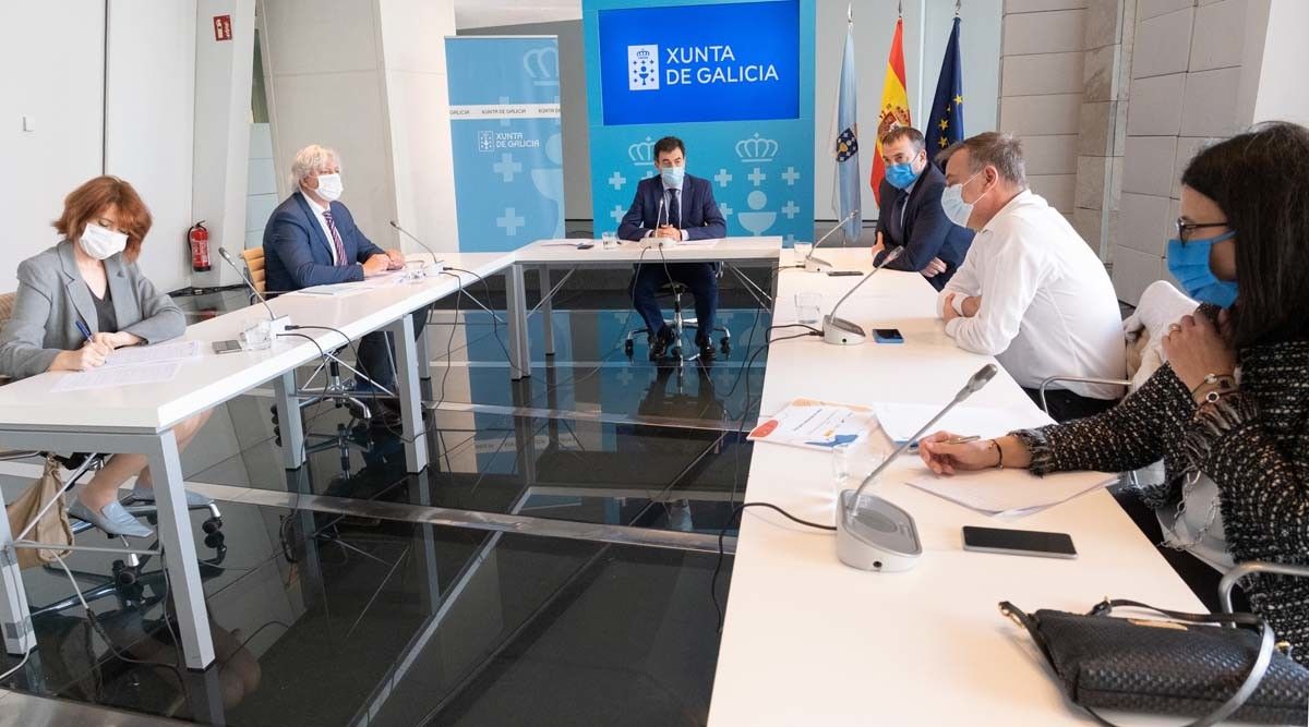 Presentación del plan de enseñanza virtual de Galicia