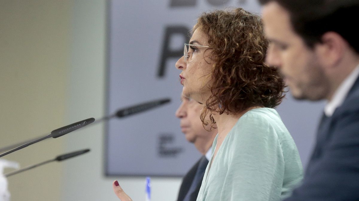 María José Montero, portavoz do Goberno e ministra de Facenda