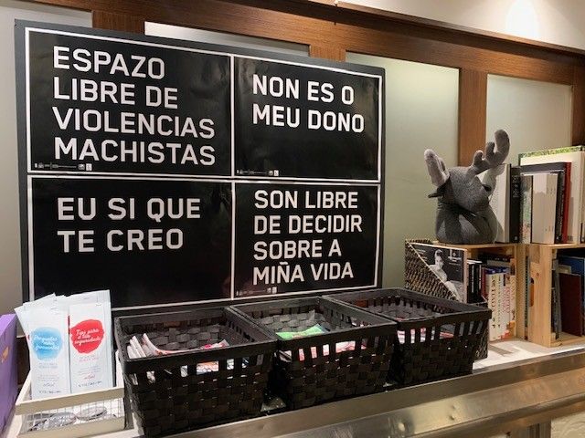 Campaña ‘Bueu en negro contra as violencias machistas’