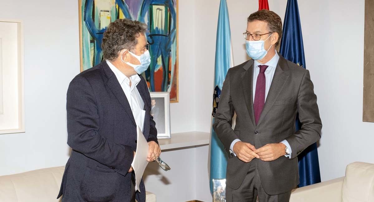 Miguel Anxo Fernández Lores e Alberto Núñez Feijóo