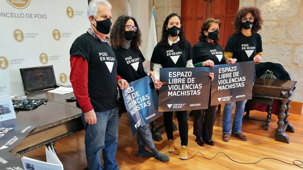 Presentación en Poio de los actos conmemorativos del 25-N