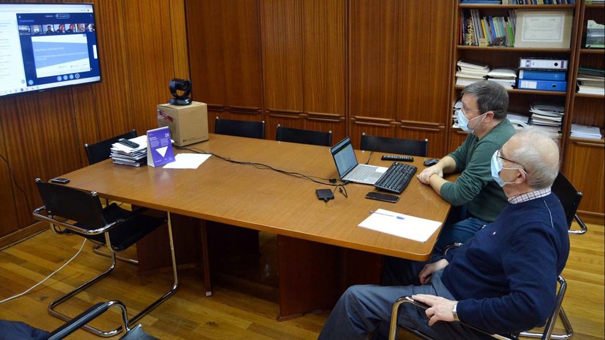Xuntanza telemática entre a Xunta de Galicia e a Escola de Forestais