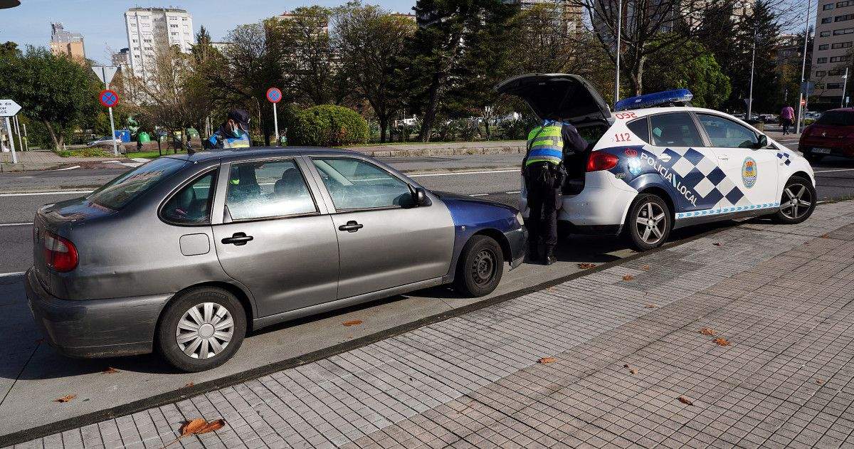 Patrulla de la Policía Local de Pontevedra 