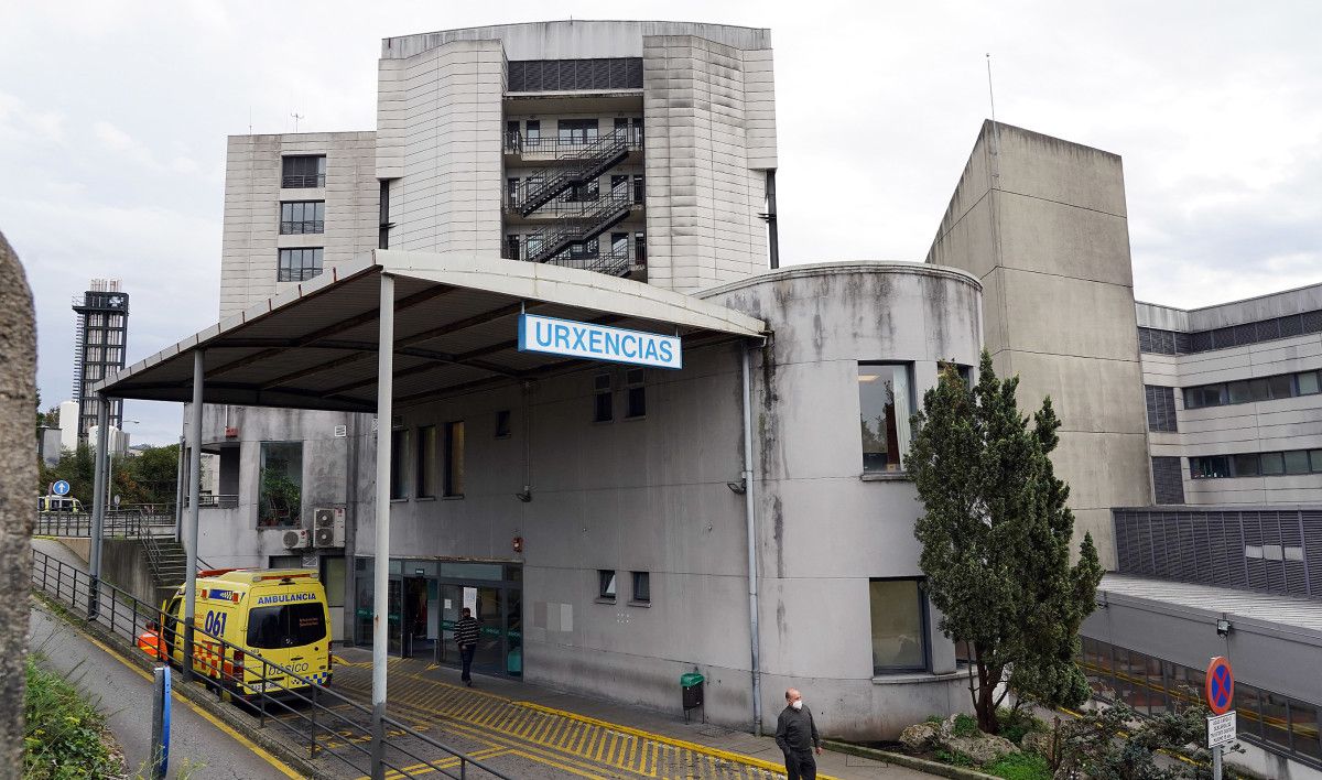 Hospital Montecelo, entrada ao servizo de Urxencias