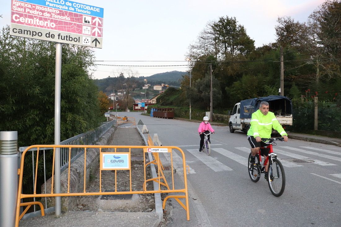 Obras en la travesía de Tenorio