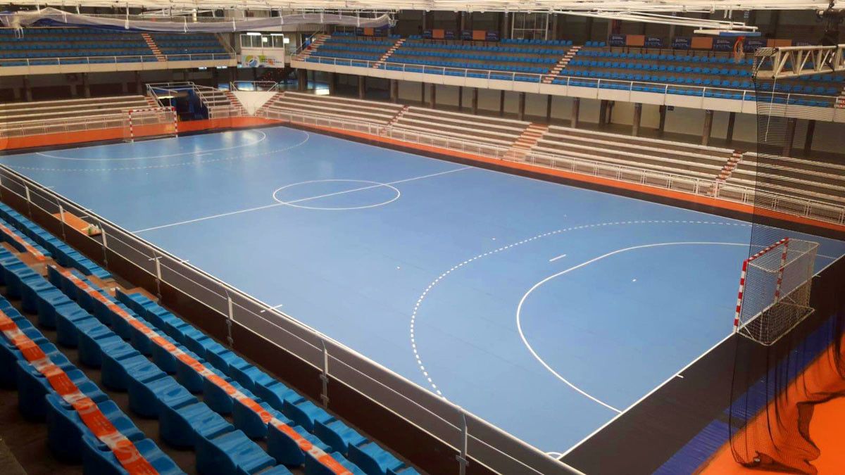 Pista deportiva del Pabellón Municipal de los Deportes del Pontevedra