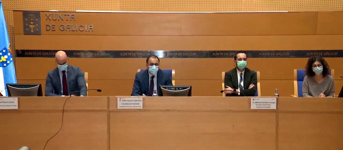 Rolda de prensa das autoridades sanitarias da Consellería de Sanidade