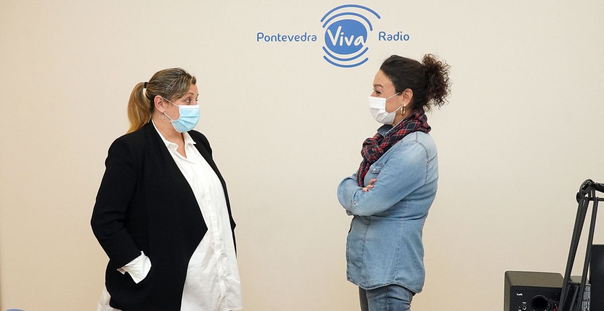 La concejal Yoya Blanco en PontevedraViva Radio