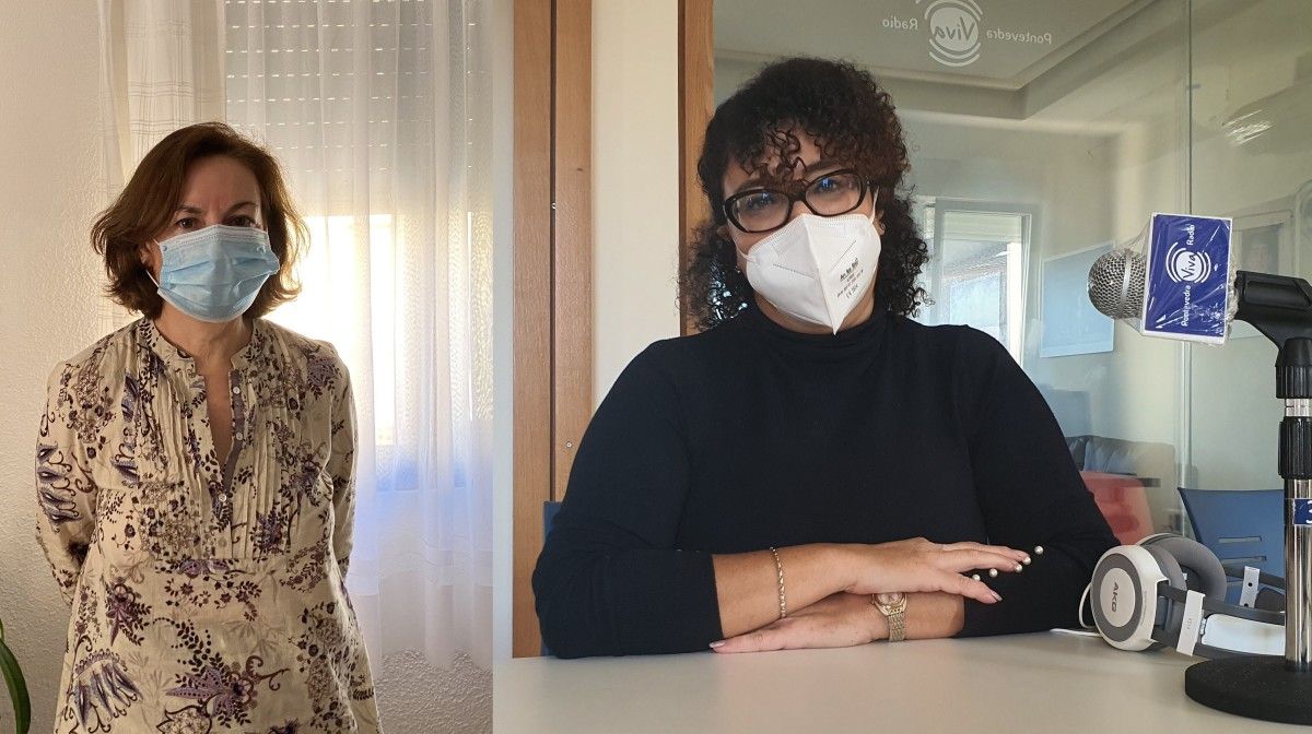  Carmen Gómez Camarero e Viviana Fernández Marcial nas Conversas na Ferrería 