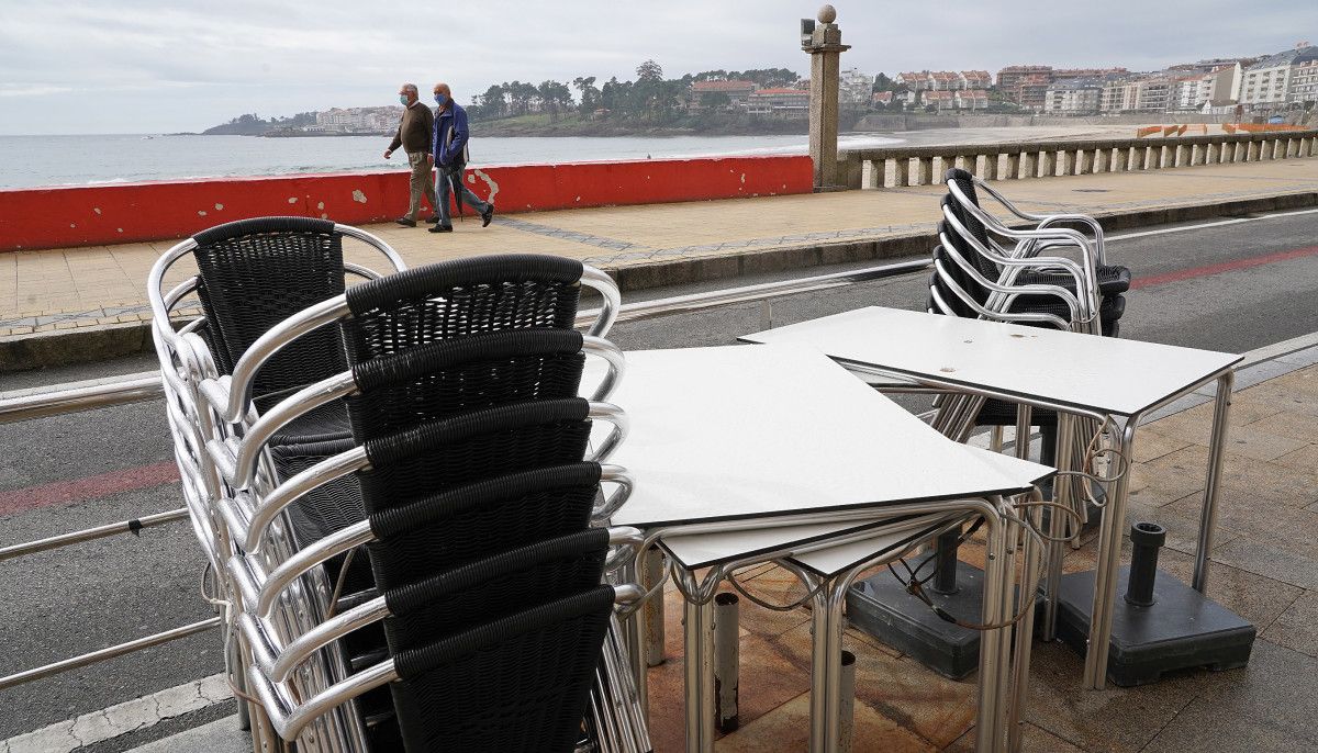 Cafetería de Sanxenxo pechada